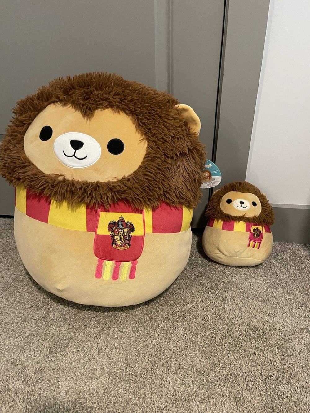 Harry Potter Gryffindor Lion Squishmallow 20” + Mini Plush Set W Tags